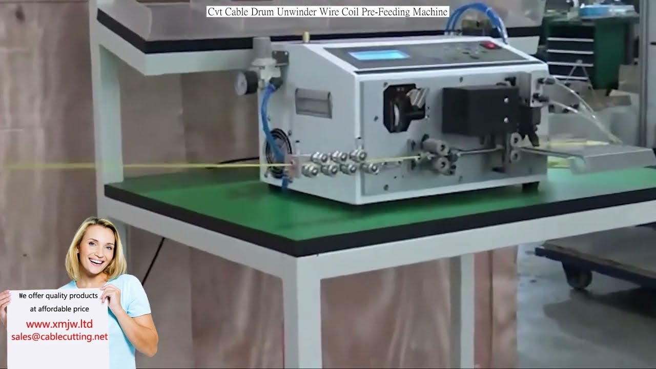 Desenrollador de Tambor CVT | Máquina de Alimentación Previa para Bobinas de Alambre