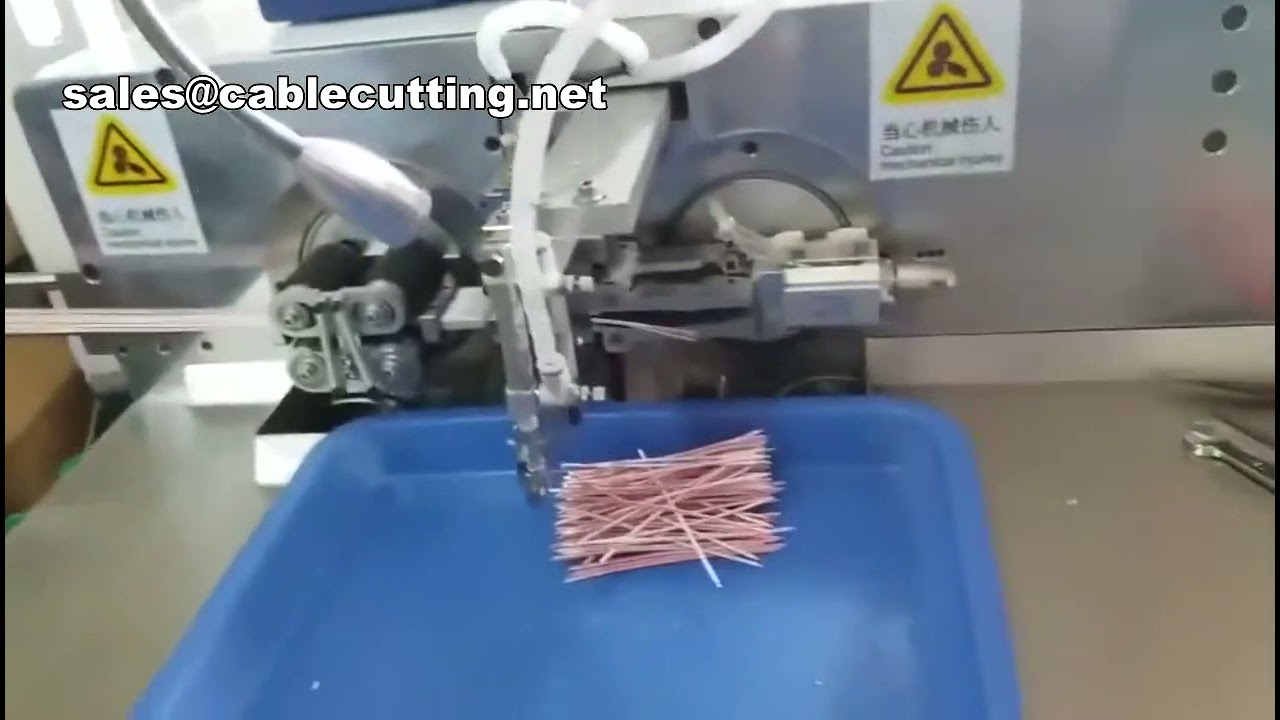 Máquina Automática de Corte, Pelado y Estañado de Cables - Soldadora y Procesadora de Terminales