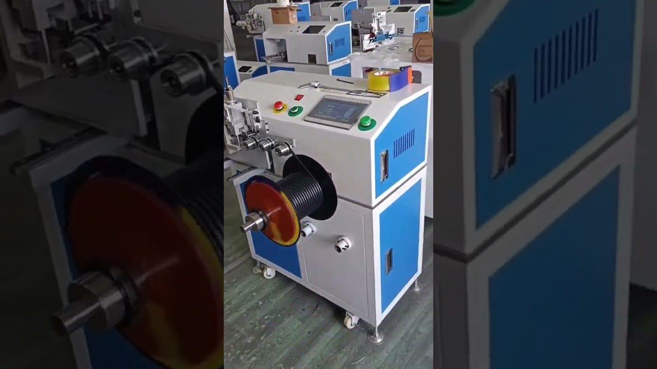 Máquina Bobinadora Versátil para Carretes Plásticos y Bobinas Huecas con Medición y Corte Precisos