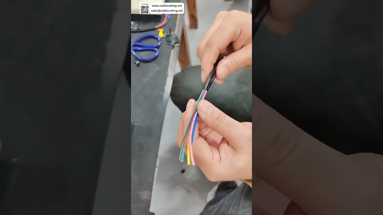 Máquina Envolvedora de Cinta por Puntos de Empuje Horizontal - Herramienta Rápida y Precisa para Aislar Cables