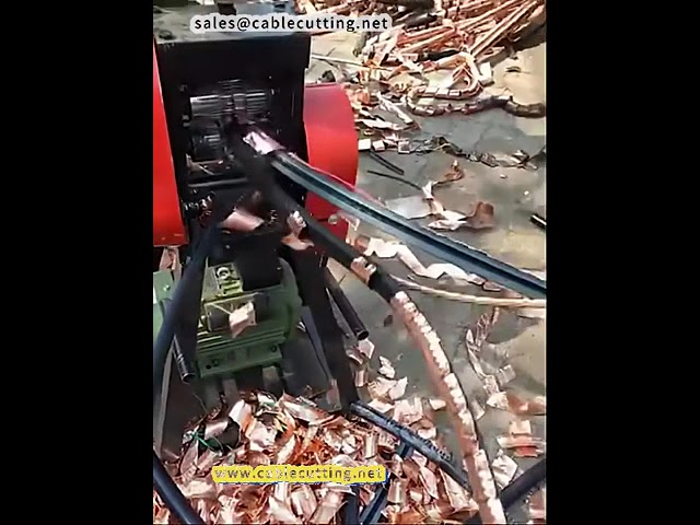 Máquina de arroz de cobre: equipo de separación de cobre y plástico para cables finos y desordenados