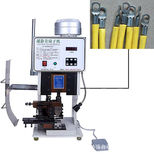 Máquina Semiautomática Silenciosa de Engarzar Terminales WPM-3000S